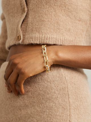 Madison 18-karat gold diamond bracelet